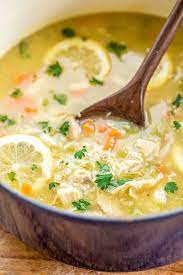 The best chicken soup is the perfect recipe to make when you're feeling sick. Low Fat Greek Lemon Chicken Rice Soup Plain Chicken