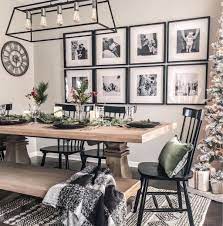 Pin By Sahar Yaseen On House Farm House Living Room Black Dining Room Casual Dining Rooms