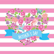 Heart made of different spring flowers individual elements isolated. Mothers Day Card With Heart Made Of Flowers 687398 Vector Art At Vecteezy