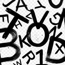 Black And White Letters Png Jumbled Letters Png Grunge Hand Lettering Typography Free Image By Rawpixel Com Sasi In 2020 Hand Lettering Free Illustrations Typography