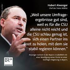 #markusone #bier #boazn #stoiber #aiwanger #csu #cdu… Br24 Ø¯Ø± ØªÙˆÛŒÛŒØªØ± Spitzenkandidat Der Fwlandtag Hubertaiwanger Sieht Seine Partei Als Stabilitatsgarant Und Rechnet Fest Mit Einer Regierungsbeteiligung Seiner Partei Nach Der Ltwbayern Br24wahl Https T Co Bi3tajmapz