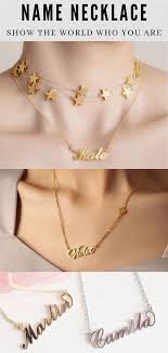 You may also choose to make a personal dazzling statement by wearing your own. Name Necklace Custom Necklace Name Necklace Necklace Fashion Necklace