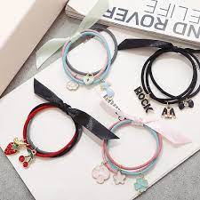 Cute Fruit Charm Hair Bands Qtfruity Hair Rubber Bands Elastic Hair Bands Hair Accessories For Women
