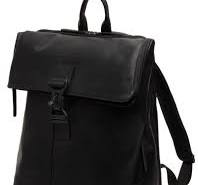 The Chesterfield Brand Leder Laptop Rucksack Arbeitstasche Schwarz