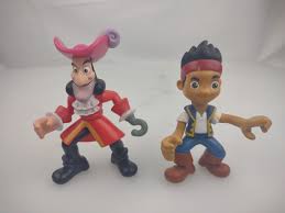 3 Disney Jake & The NeverLand Captain Hook Pirate Action Figure Toy Never  Land | eBay