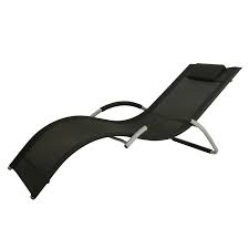 Maybe you would like to learn more about one of these? Outsunny Aluminum Mesh Fabric Outdoor Curved Chaise Sun Lounge Chair Black Walmart Com Walmart Com