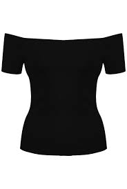 We love black bardot crop tops for throwing on with mom jeans and trainers for a casj vibe. Bardot Top Black Labels And Love