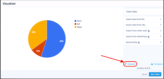 how to display both value and percentage in slice of pie