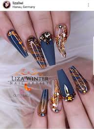 Шикарный переход от одного цвета в dimonds nails : Cute Nail Design With Rhinestones Nail Art Designs 2020