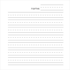 Doc Pdf Excel Free Premium Templates Writing Paper Template Lined Writing Paper Kindergarten Lined Paper