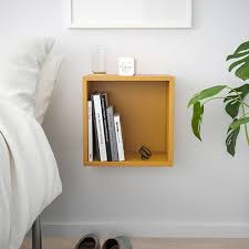 Eket Navesnoj Modul Zolotisto Korichnevyj Shirina 35 Sm Glubina 25 Sm Vysota 35 Sm Ikea Wall Mounted Shelving Unit Eket Wall Mounted Shelves