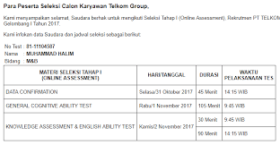 Check spelling or type a new query. Proses Dan Pengalaman Rekrutmen Dan Seleksi Pt Telekomunikasi Indonesia Muhammadhalim22