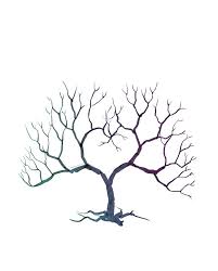 Fingerabdruck Baum Vorlage Daumenabdruck Ombre Farben Stamm Aste Baum Vorlage Stammbaum Vorlage Fingerabdruck Baum