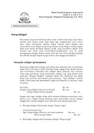 Buatlah jurnal penyesuaian (jika ada) 31 desember 2011 e. Bahan Kuliah Pengantar Akuntansi Ii Utang Obligasi