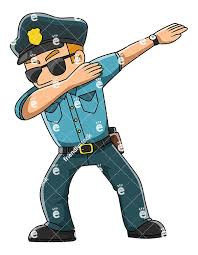 Dabbing Policeman Cartoon Clipart Vector Friendlystock Cartoon Clip Art Cartoon Cartoon Drawings