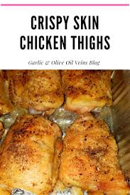 Crispy Skin Chicken Thighs Chicken Main Dishes Dinner Party Recipes Chicken Recipes