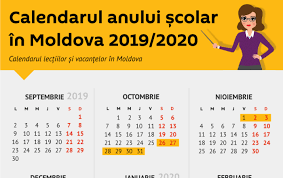 În 2019, elevii vor merge la școală pe 2 septembrie, aceștia vor avea câteva vacanțe și sesiuni de examene. Calendar Scolar 2019 Moldova Poisk V Google Calendar Day Periodic Table