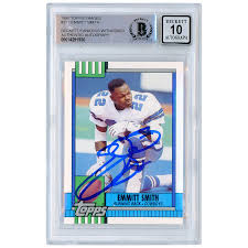 Emmitt Smith 1995 23Kt Gold Card Nfl Dallas Cowboys Gem Mint 10 - Graded  Value - $125 | Amazing Sports Card & Collectibles Auction - Graded Cards -  Autographs - Royals -