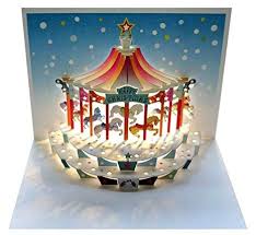 Affiliate We Pop Up 3d Karte Weihnachten Grusskarte Kinderkarussel Weihnachtstraume 16x11cm Weihnachten Christmas K Grusskarte Pop Up 3d Pop Up Karte Basteln