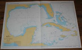 Details About Nautical Chart No 4401 North Atlantic Ocean Gulf Of Mexico