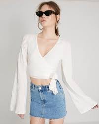 Crop Top Bluz Modelleri Modellerimiz Fashion Sleeve Top Women S Top