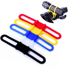 Hochfeste Elastische Silikon Befestigt Fahrrad Gurte Halter Fur Handy Taschenlampe Berg Strap Bandage Bike Zubehor Velo Fixe Lampe De Poche Velo De Route