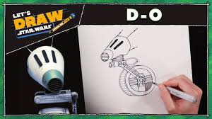 Now start drawing the robots tripod. Let S Draw Star Wars How To Draw D O Fantha Tracks