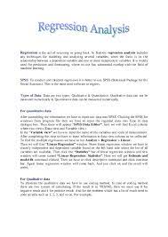Spss statistics will generate quite a few tables of output for a linear regression. Pdf Conduct Regression Through Spss Epimetheus Jnu Academia Edu