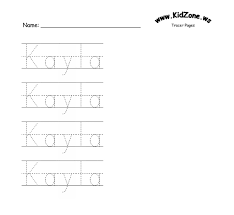 The letter creating entails alphabets and words. Custom Name Tracer Pages Preschool Writing Preschool Names Preschool Worksheets