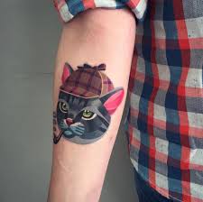 Unique watercolor paintings beautifully translated into tattoos by sasha unisex (st. Colossal On Twitter Technicolor Animal Portraits Inked In Watercolor Tattoos By Sasha Unisex Https T Co W4ogruo19p