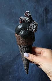Black Is The New Black Activated Charcoal Ice Cream Vanillacrunnch Food Lifestyle Blogger Recipe Charcoal Ice Cream Black Ice Cream Vegan Ice Cream