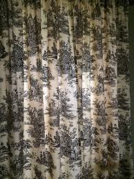 Pattern Black And Cream Curtains 3 Black And Cream Toile Drape Panels Curtains Panel Curtains Curtains Drape Panel