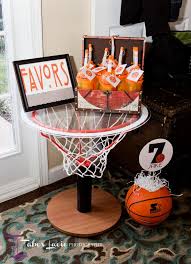Get Ready For March Madness With Basketball Party Ideas Design Dazzle In 2020 Basketball Party Favors Basketball Party Basketball Theme Party