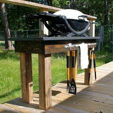 This diy grill station is simplicity itself. 12 Diy Grill And Bbq Island Plans