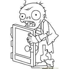 Zombies printable coloring pages for kids to download Plants Vs Zombies Coloring Pages For Kids Printable Free Download Coloringpages101 Com