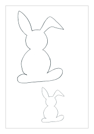 Diy Ein Hase Zwei Grossen Drei Ideen Geschenktute Mit Negativ Aufgemaltem Hasen Idee 1 Vorlage Osterhase Ostern Basteln Holz Und Hase