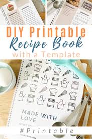 These cookbooks are offered for personal use only. Diy Family Recipe Book Free Template Diy Passion