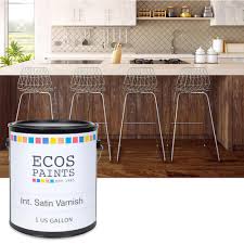 It takes a little more prep than painting a room. 1 Gal Ecos Woodshield Satin Varnish 00817292020087 The Home Depot