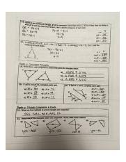 Homework 2 solutions for congruent triangles & angles from unit 4 , lesson 3 (geometry) by athenian stranger 9 months ago 52. Image 1 9 19 5 49 Pm Honors Geometry Unit Test Study Guide Name Congruent Triangles Date Block Topic 1 Classifying Triangles 1 Classify Each Triangle Course Hero