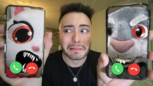 CALLING TALKING ANGELA AND TOM AT THE SAME TIME ON FACETIME AT 3 AM!! (THEY  ATTACKED US)