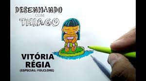 Vitoria Regia Desenhando Com Thiago Youtube