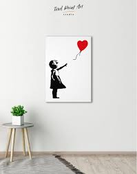 Visit historic palestine (the walled off hotel poster), 2018. Girl With Balloon By Banksy Canvas Wall Art Texelprintart