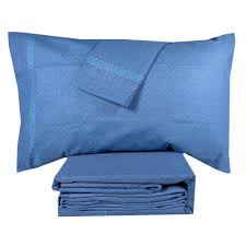 Completo letto zucchi in flanella di puro cotone 100%, dalla mano morbidissima. Lenzuola Matrimoniali Flanella Di Cotone Zucchi Invernale Gate B1 Blu