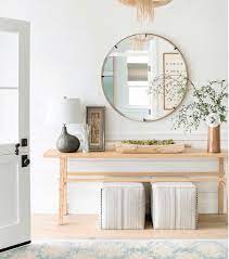 Foyer table and mirror set. 5 Entry Console Table Decor Ideas You Ll Love Caroline On Design