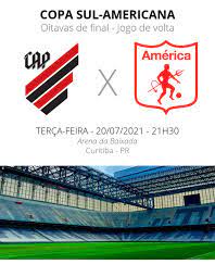Athletico pr is playing against américa de cali in the south america copa sudamericana. W G4cf A9r9wxm