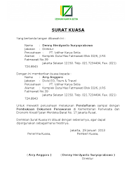 Surat kuasa dibutuhkan untuk mengurus berbagai kebutuhan. Surat Kuasa Pendaftaran Lelang Pdf