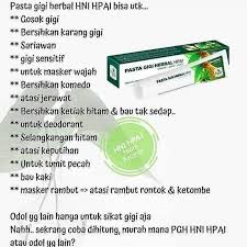 Jual Pasta Gigi Herbal Siwak Non Flouride Hpai Jakarta Barat Maheera Shop Tokopedia
