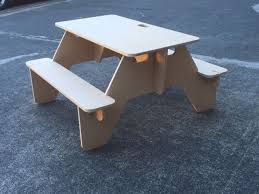 Other types of surface materials can be just as good or even better than plywood. Make A Flat Pack Picnic Table That You Can Always Bring With You