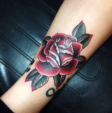 See more ideas about rose tattoos, body art tattoos, wings tattoo. Pin By Justin Tara Kinder On Body Art Tattoos Traditional Rose Tattoos Red Rose Tattoo Tattoos