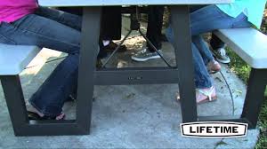 Maybe you would like to learn more about one of these? 60030 6 Ft W Frame Picnic Table Wood Grain Youtube